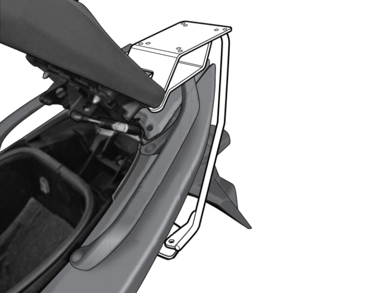 Монтажен комплект за куфари SHAD TOP MASTER YAMAHA T-MAX 500 08