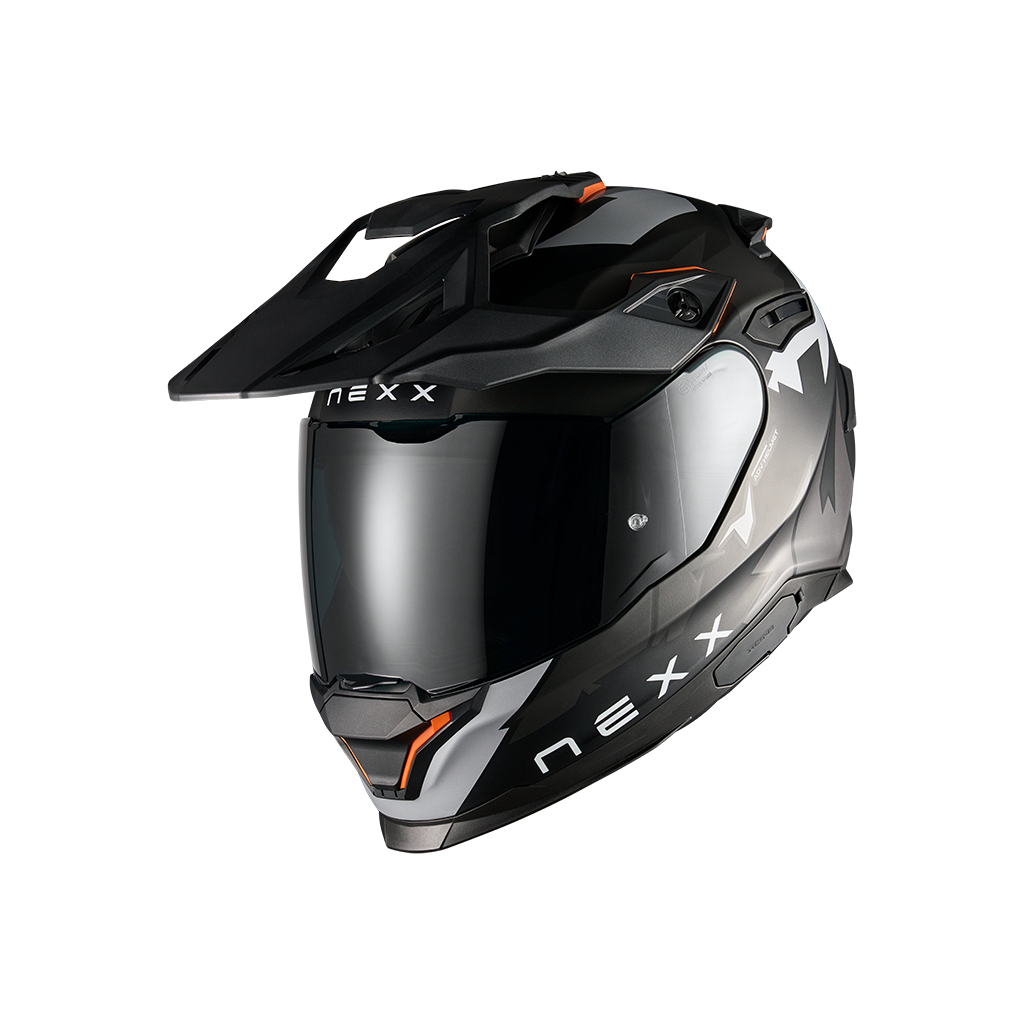 Адвенчър каска NEXX Y.TRAVL PRIMAL BLACK GREY MATT