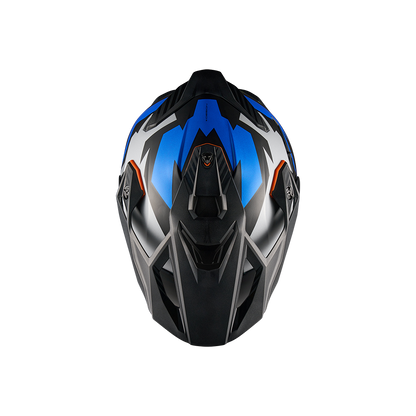 Адвенчър каска NEXX Y.TRAVL PRIMAL BLUE NEON MATT