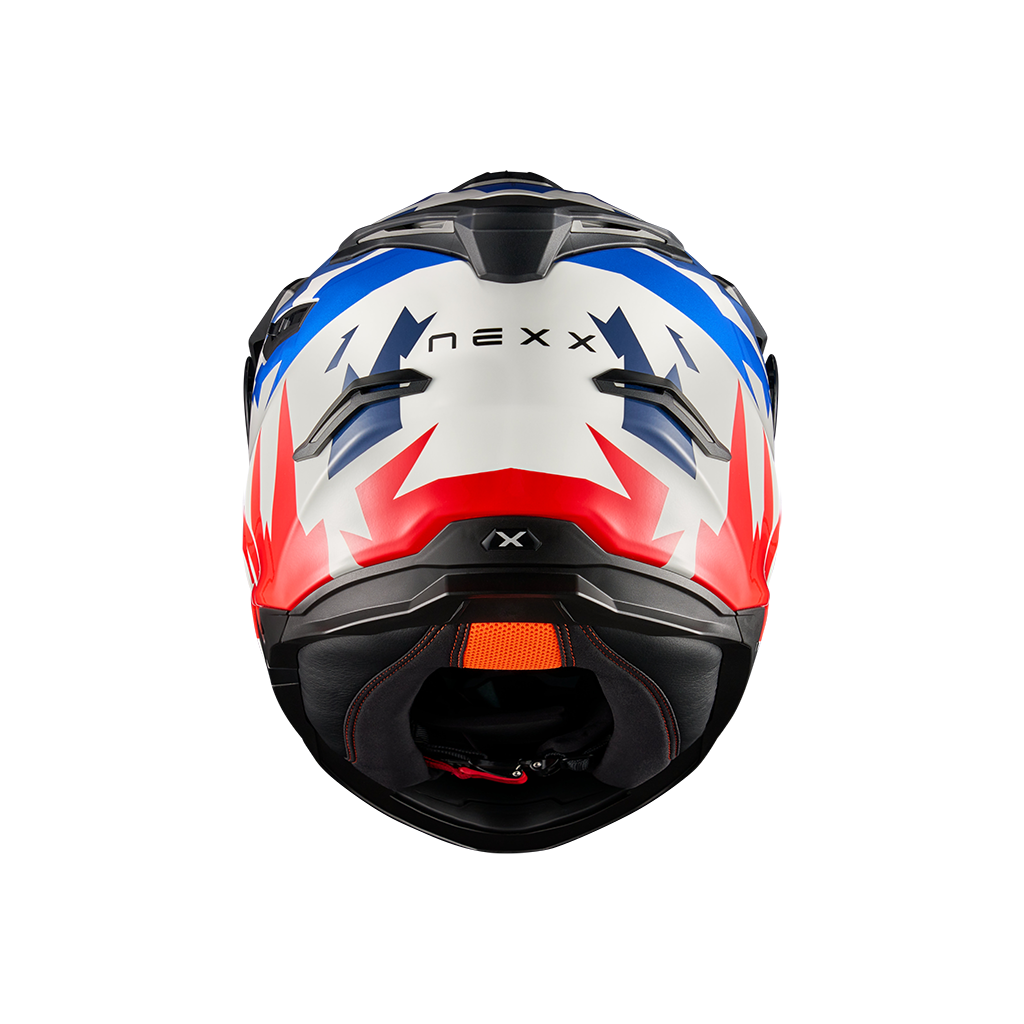 Адвенчър каска NEXX Y.TRAVL PRIMAL BLUE RED