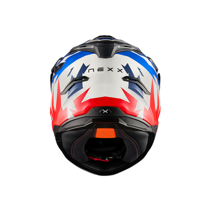 Адвенчър каска NEXX Y.TRAVL PRIMAL BLUE RED