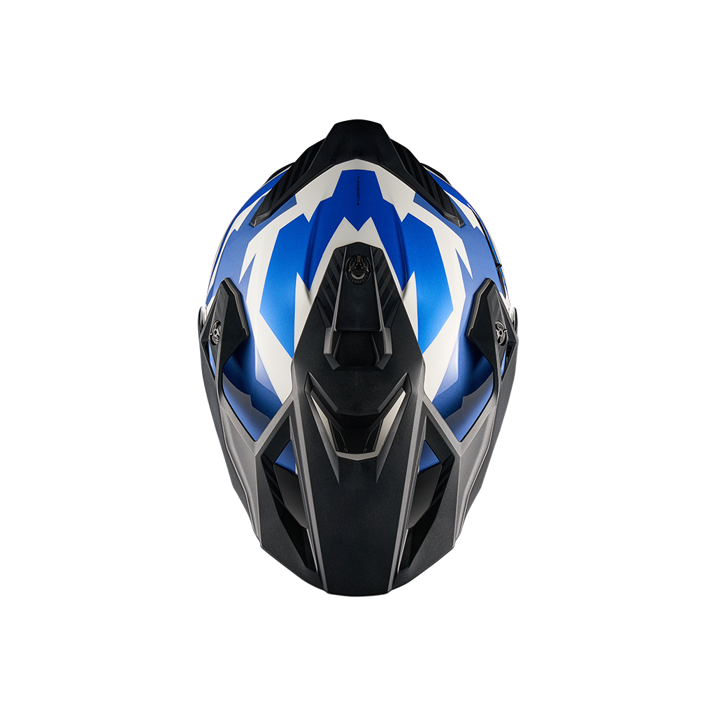 Адвенчър каска NEXX Y.TRAVL PRIMAL BLUE RED