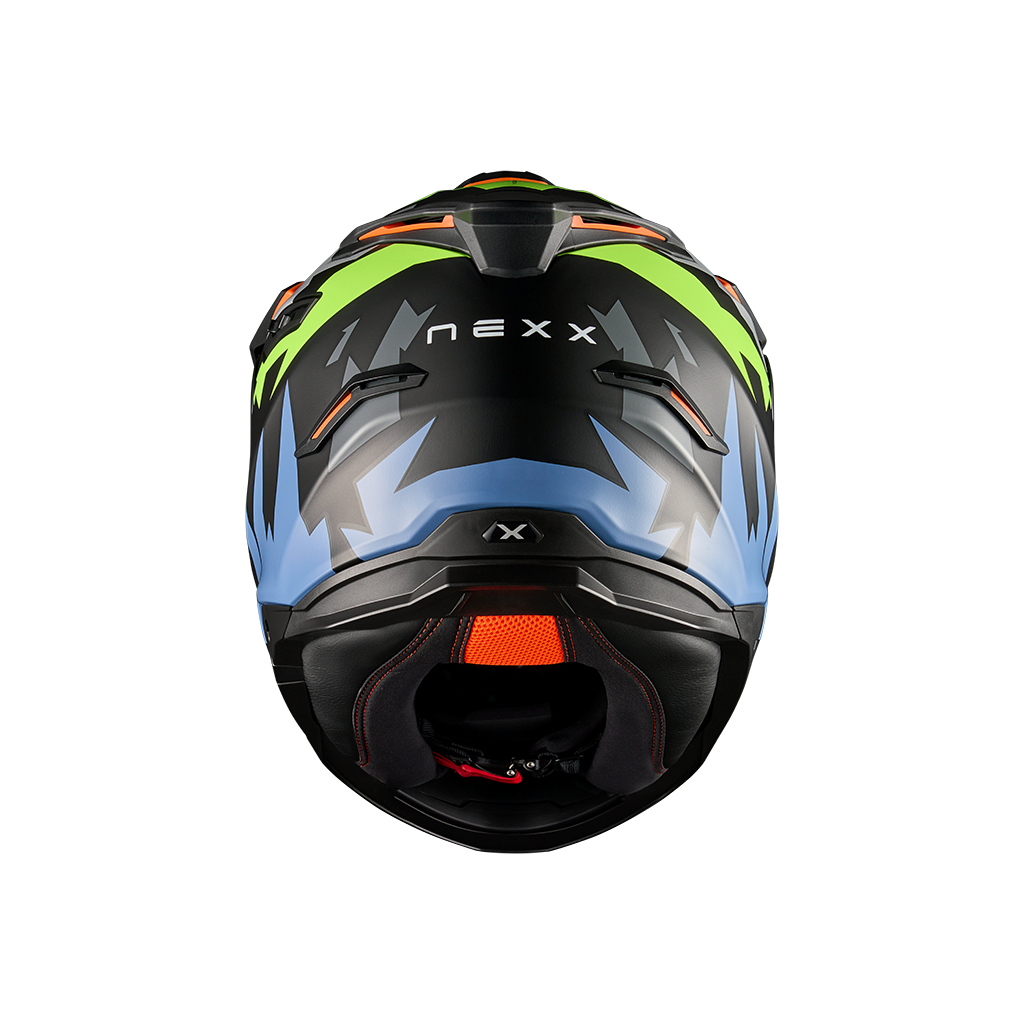 Адвенчър каска NEXX Y.TRAVL PRIMAL NEON BLACK MATT