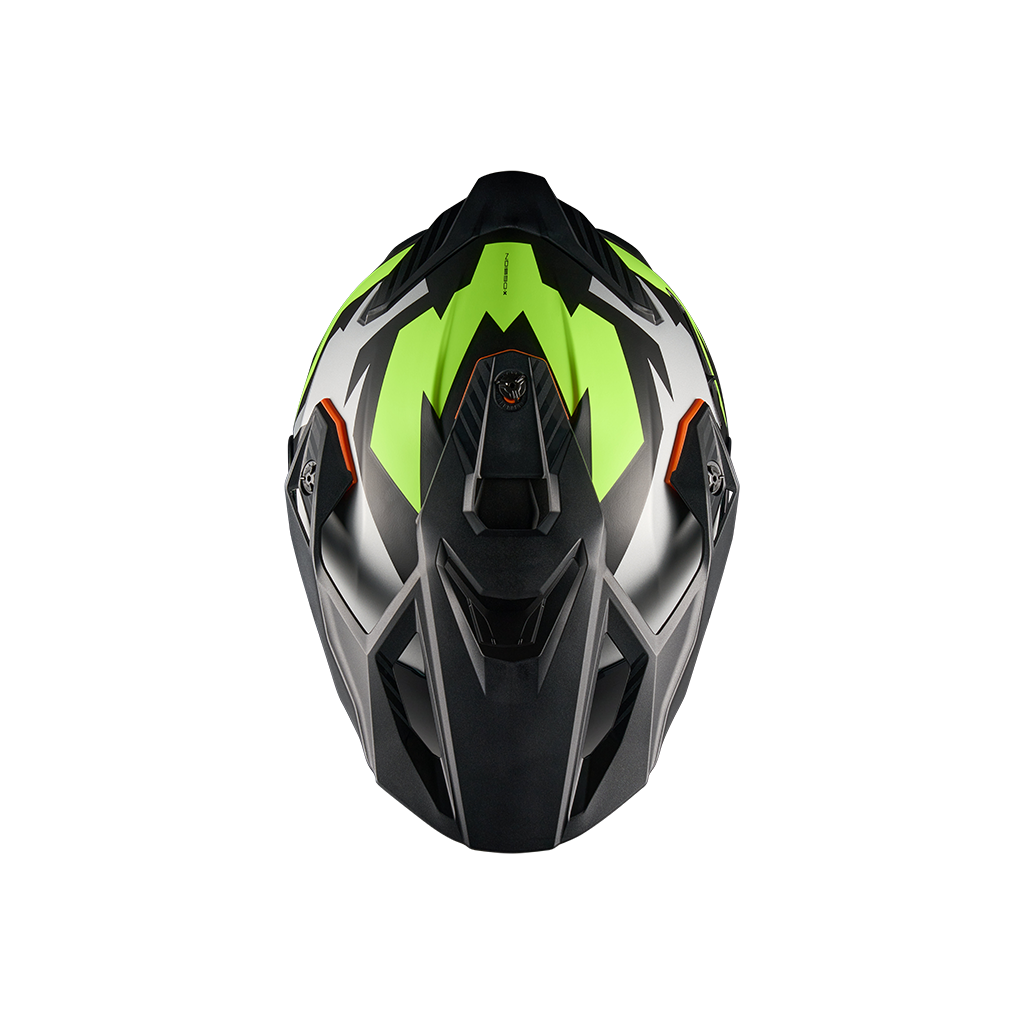 Адвенчър каска NEXX Y.TRAVL PRIMAL NEON BLACK MATT