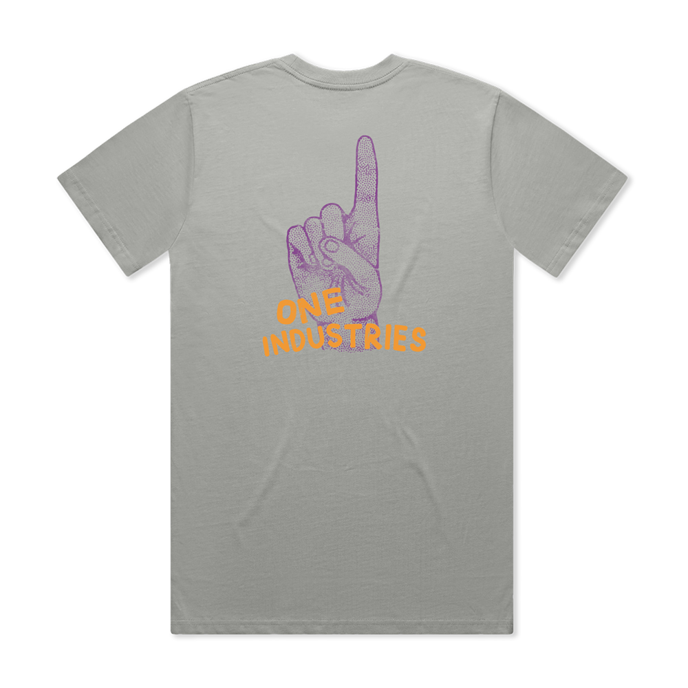 Тениска ONE INDUSTRIES UNO LIGHT GRAY