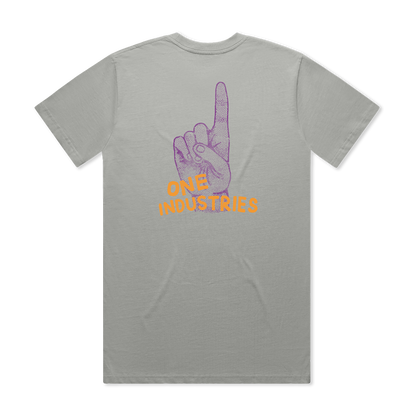 Тениска ONE INDUSTRIES UNO LIGHT GRAY