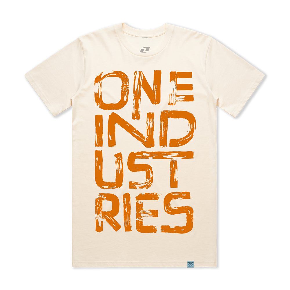 Тениска ONE INDUSTRIES STROKES ECRU
