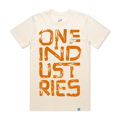 Тениска ONE INDUSTRIES STROKES ECRU