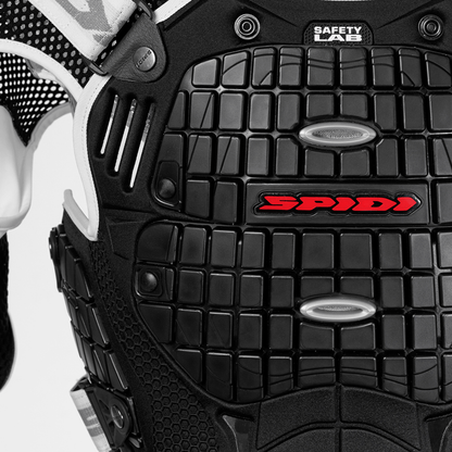 Протекторна ризница SPIDI WARRIOR BLACK/WHITE