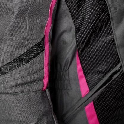 Дамско текстилно мото яке ADRENALINE LOVE RIDE 2.0 LADY BLACK/PINK/GREY