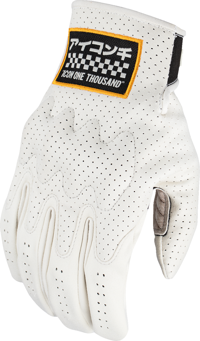 Ръкавици ICON Airform Slabtown™ CE WHITE