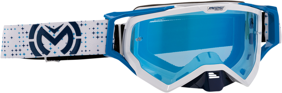 Мотокрос очила XCR PRO STARS WHITE/BLUE