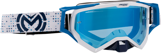 Мотокрос очила XCR PRO STARS WHITE/BLUE