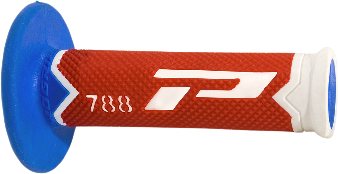 Мотокрос ръкохватки PROGRIP TRIPPLE Density 788 788 WHITE/RED/BLUE