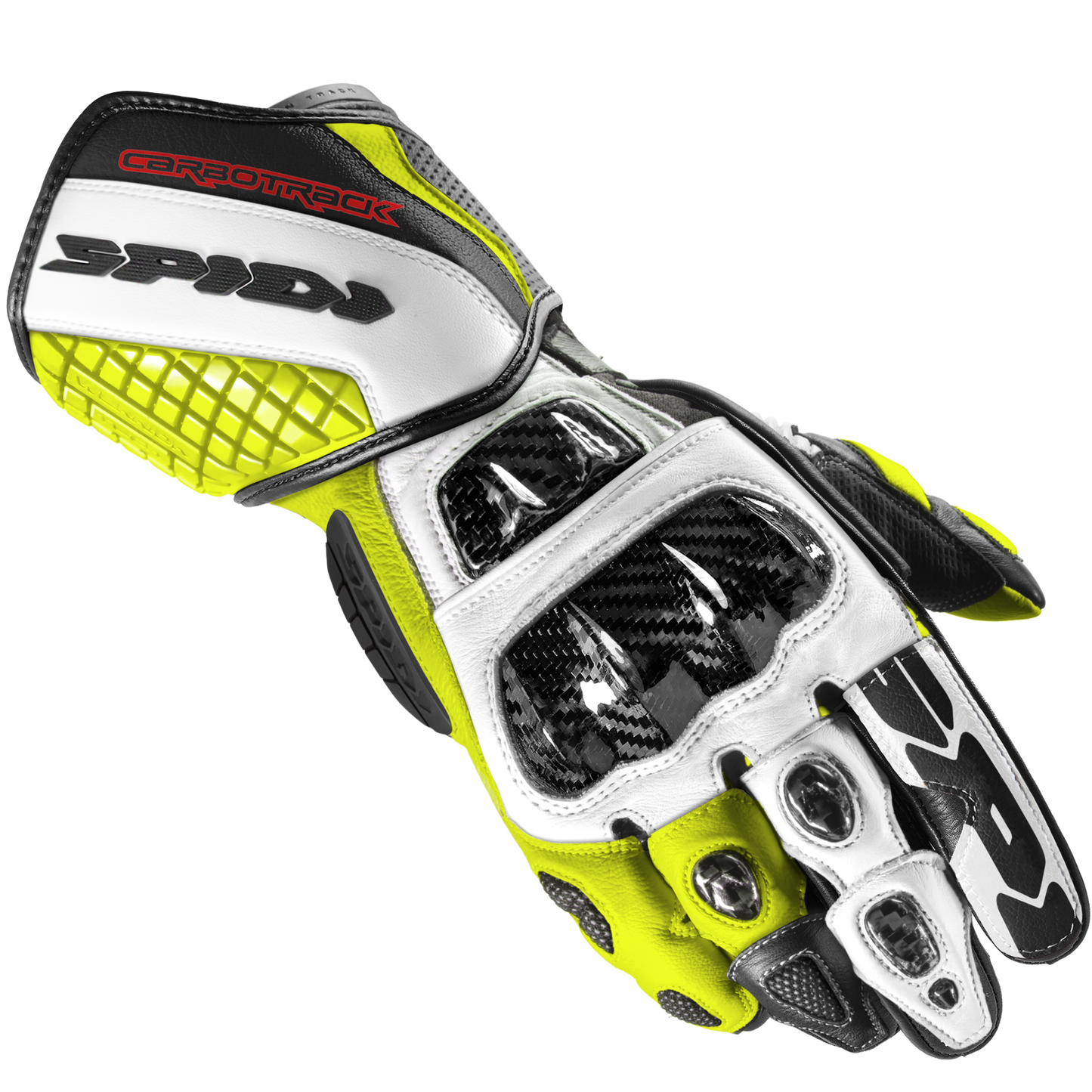Мото ръкавици SPIDI Carbo track EVO BLACK/FLUO