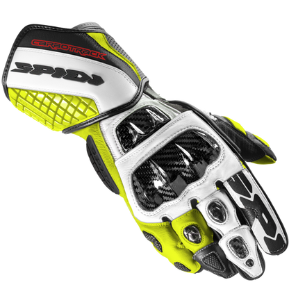 Мото ръкавици SPIDI Carbo track EVO BLACK/FLUO