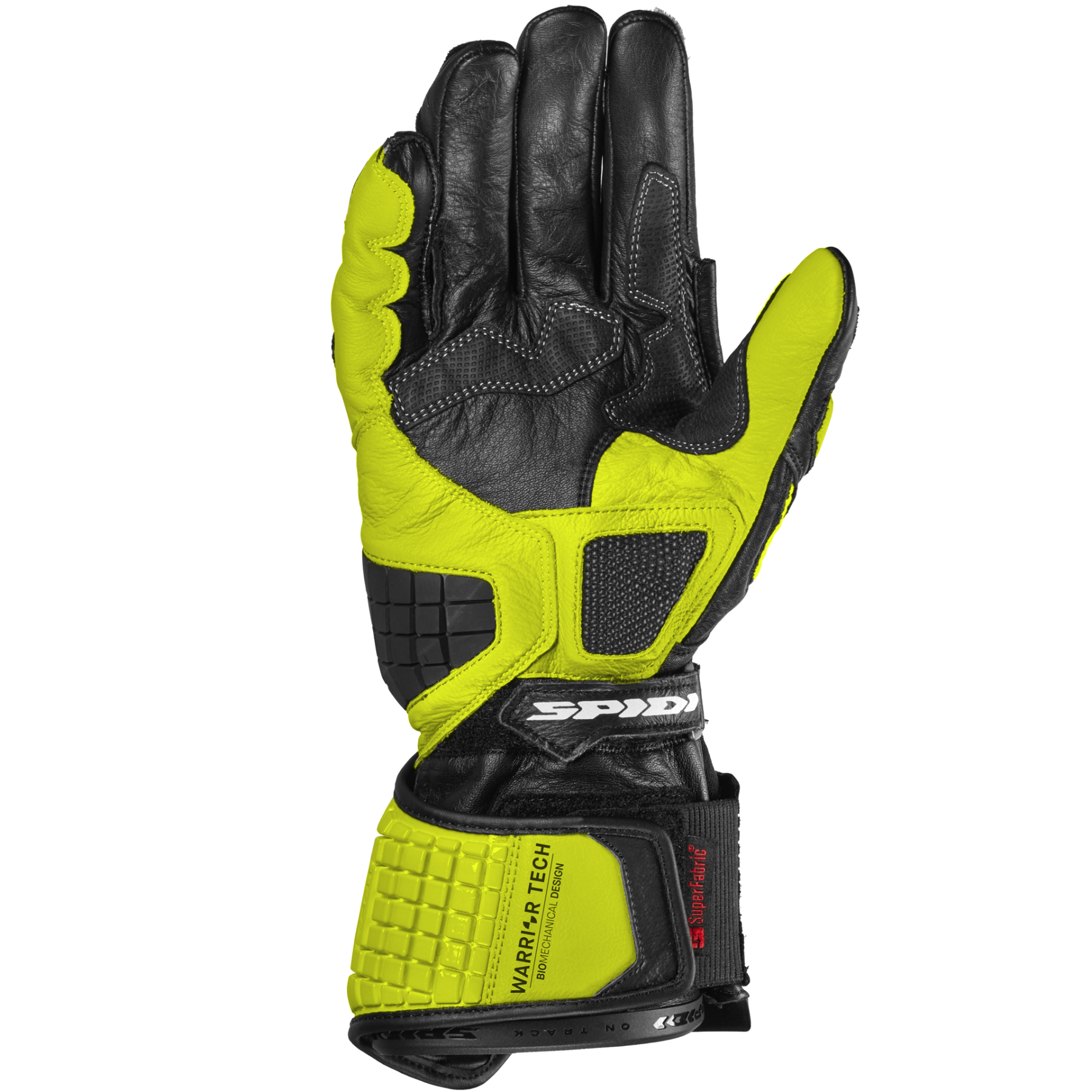 Мото ръкавици SPIDI Carbo track EVO BLACK/FLUO