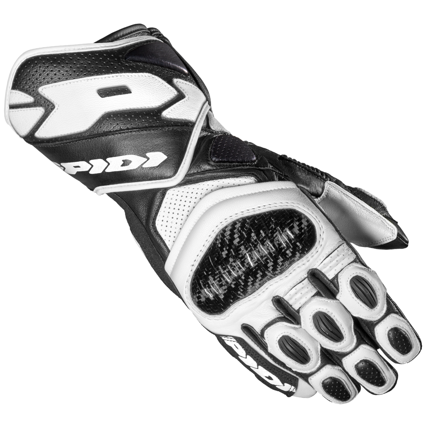 Мото ръкавици SPIDI Carbo 7 BLACK/WHITE