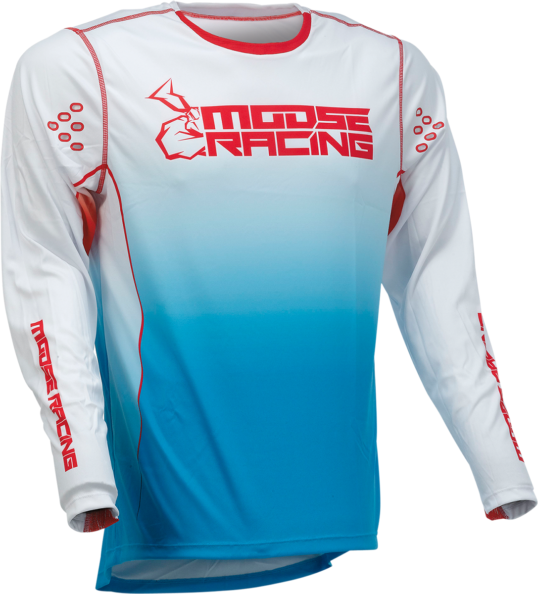 Мотокрос блуза MOOSE RACING AGROID WHITE/RED/BLUE