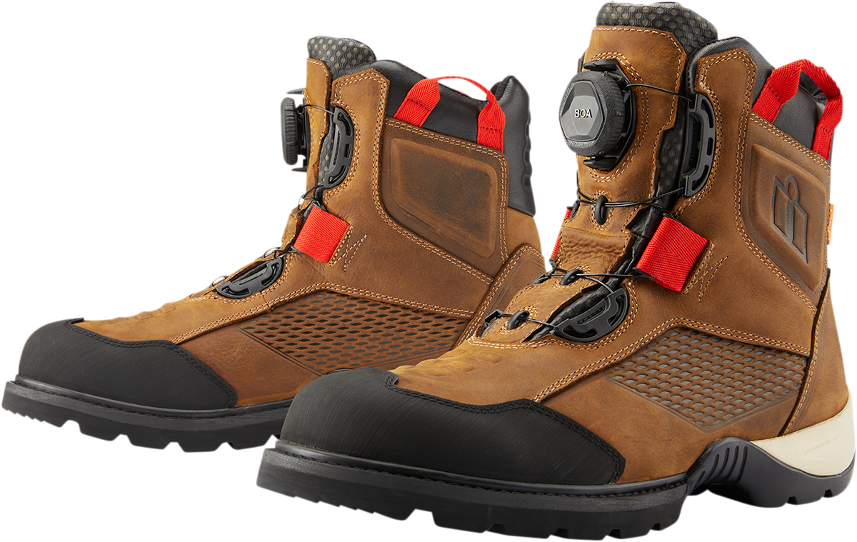 Мото боти ICON STORMHAWK BROWN