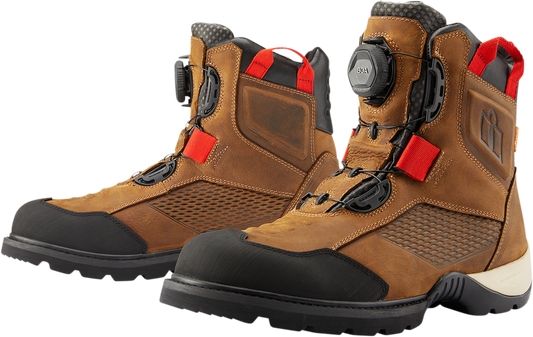 Мото боти ICON STORMHAWK BROWN