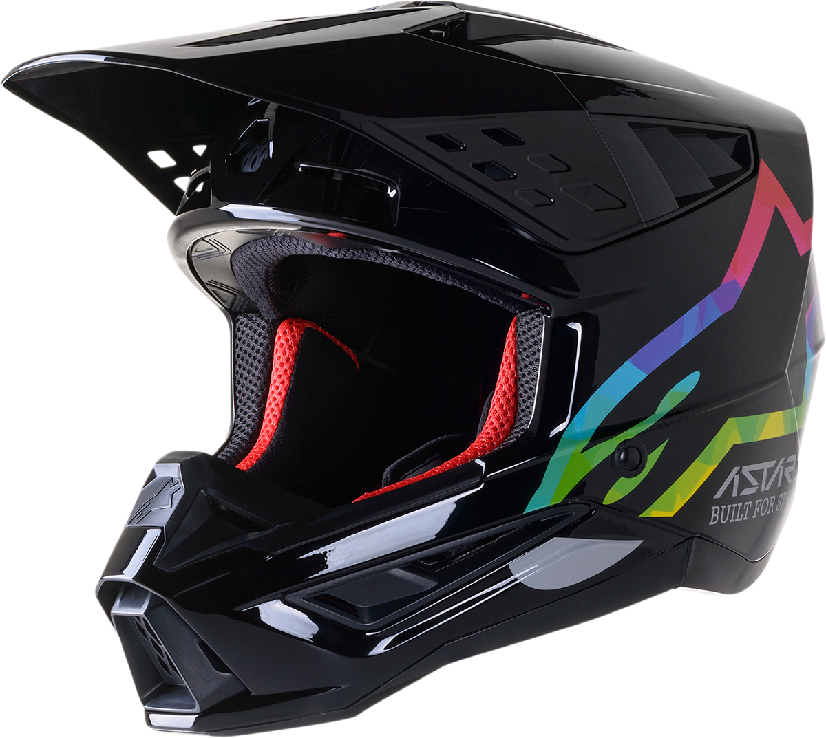 Мотокрос каска ALPINESTARS SM5 Compass BLACK/SILVER