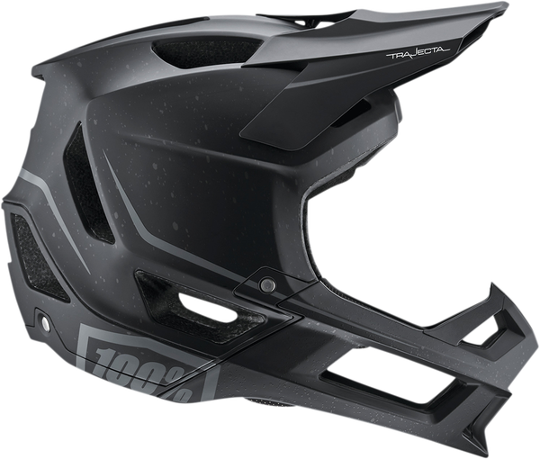 Вело каска 100% TRAJECTA FULL BLACK MATT