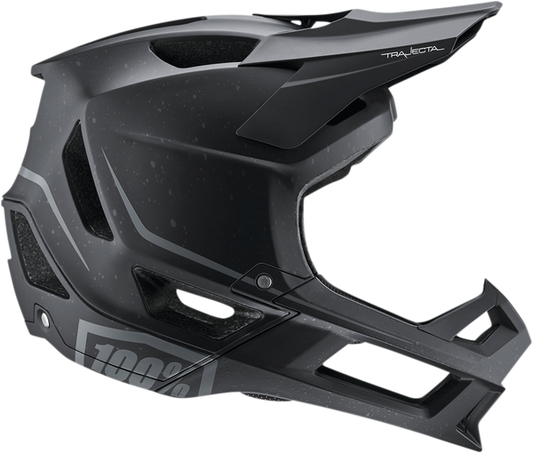 Вело каска 100% TRAJECTA FULL BLACK MATT