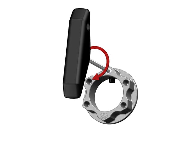Гайка за трипътник GILLES TOP YOKE NUT ACMA BL CB 650 F