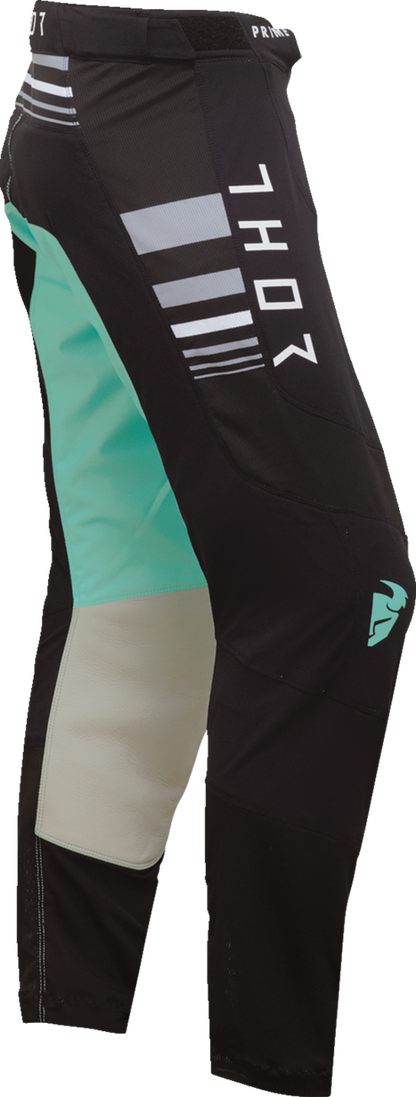 Дамски мотокрос брич THOR PRIME BLAZE BLACK/TEAL