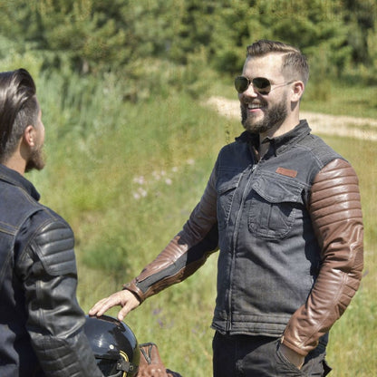 Мото яке Trilobite 964 Acid Scrambler DENIM BROWN