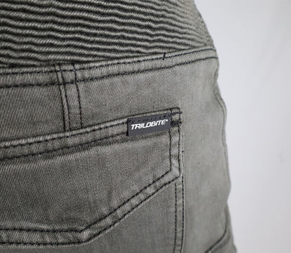 Мото дънки TRILOBITE 25604 ACID SCRAMBLER 2.0 GREY DOUBLELAYER AAA