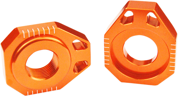 Блок втулка за задна ос SCAR Axle Blocks KTM EXC 02-16 ORANGE