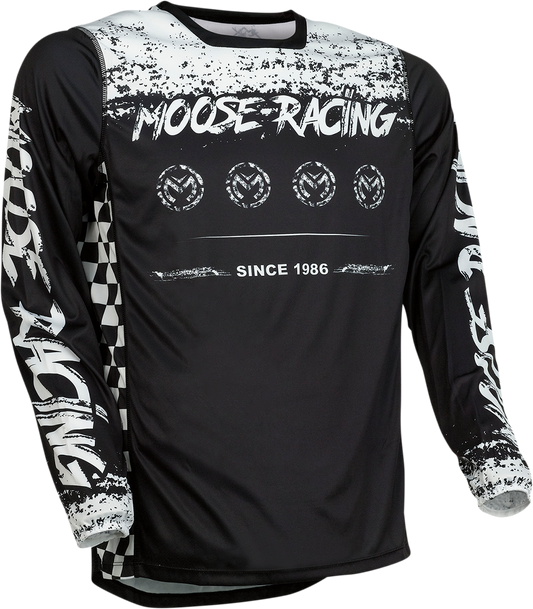 Мотокрос блуза MOOSE RACING M1 BLACK/WHITE