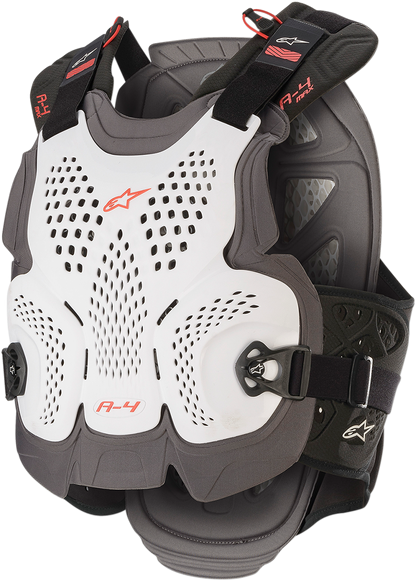 Протекторна броня ALPINESTARS A-4 Max WHITE/RED