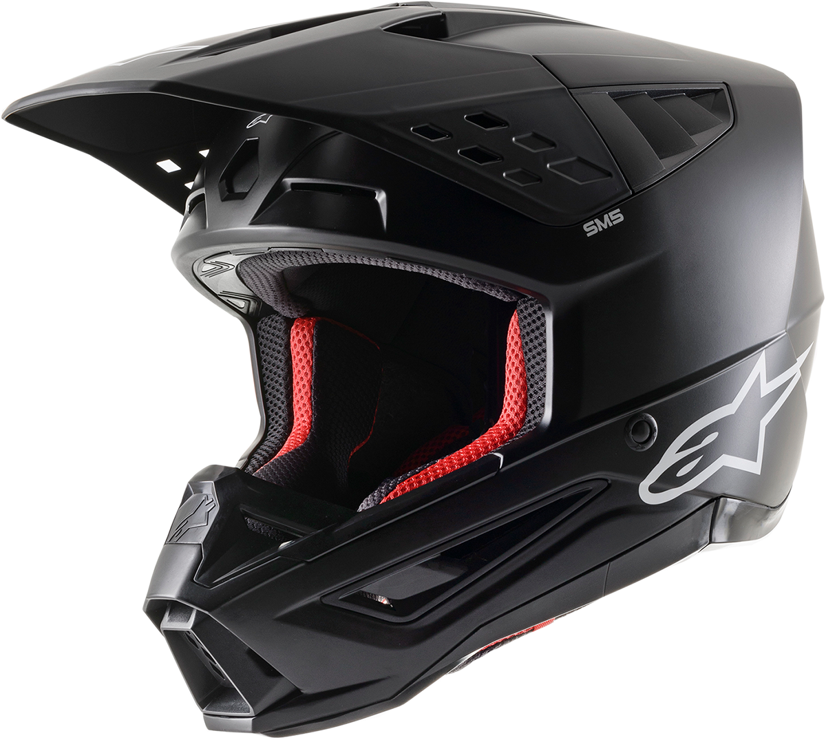 Мотокрос каска ALPINESTARS SM5 SOLID BLACK