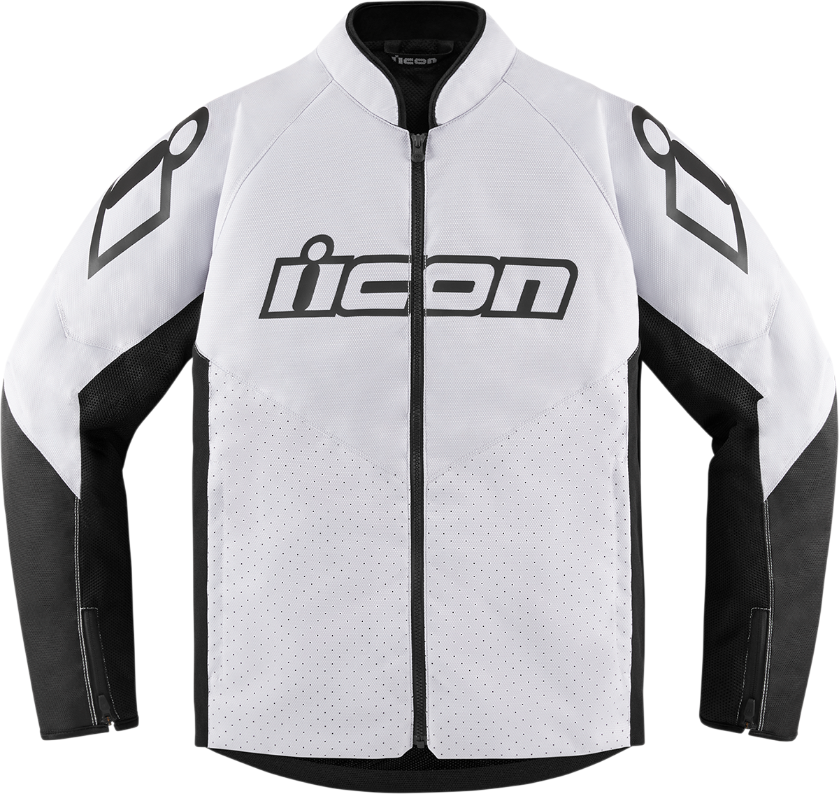 Текстилно мото яке ICON HOOLIGAN CE WHITE