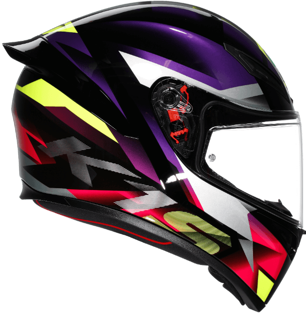 Каска K1 S E2206 - FASTLAP BLACK/PURPLE/PINK