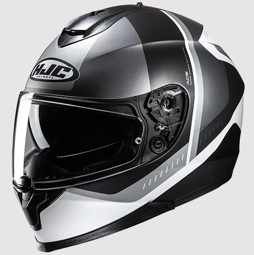 Каска HJC C70N ALIA BLACK/WHITE/GRAY