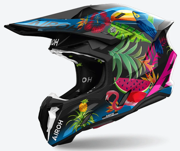 Мотокрос каска AIROH TWIST 3 AMAZONIA GLOSS