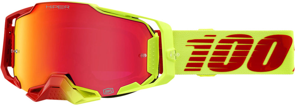 Мотокрос очила 100% ARMEGA SOLARIS HIPER RED MIRROR