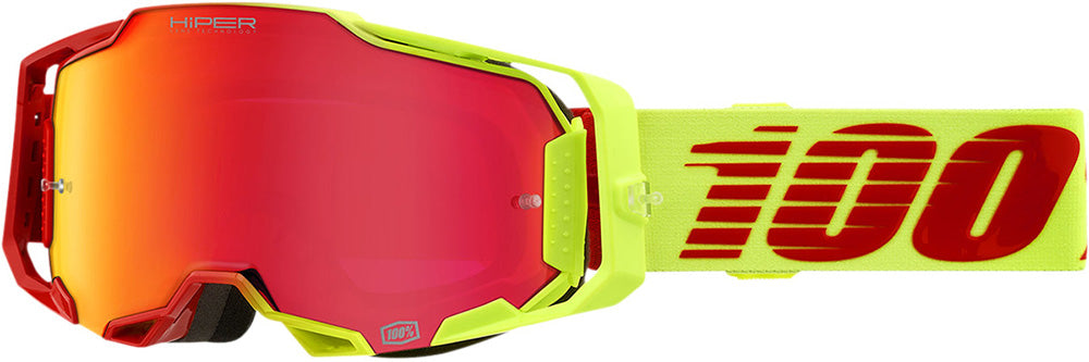 Мотокрос очила 100% ARMEGA SOLARIS HIPER RED MIRROR