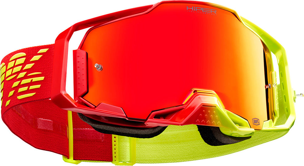 Мотокрос очила 100% ARMEGA SOLARIS HIPER RED MIRROR