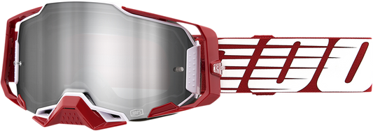 Мотокрос очила 100% ARMEGA O.D. RED SILVER MIRROR