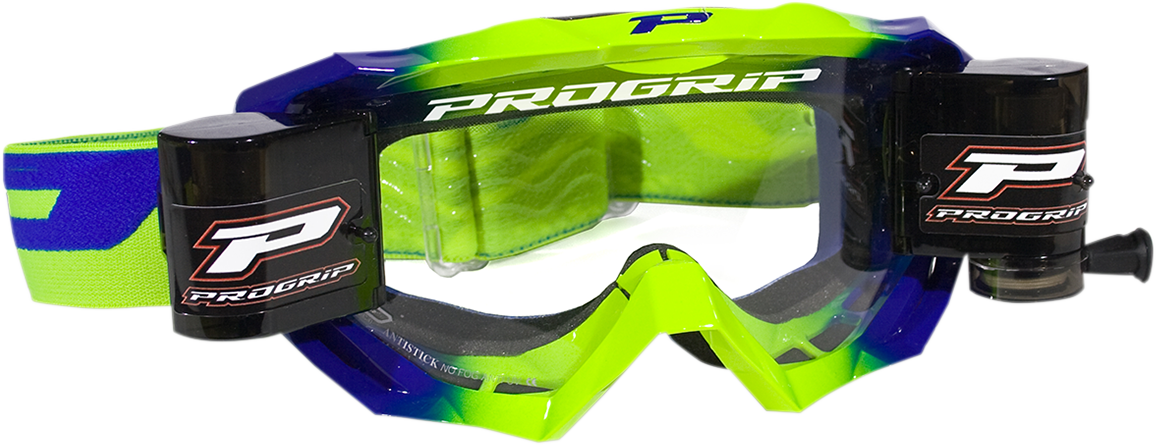 Мотокрос очила PROGRIP VENOM ROLL OFF FLYL/BL