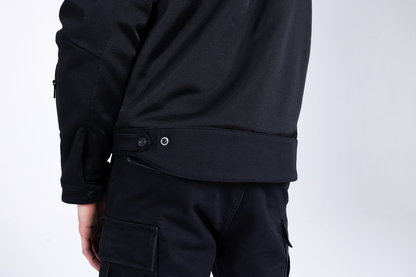 Текстилно яке JOHN DOE Aero Mesh BLACK
