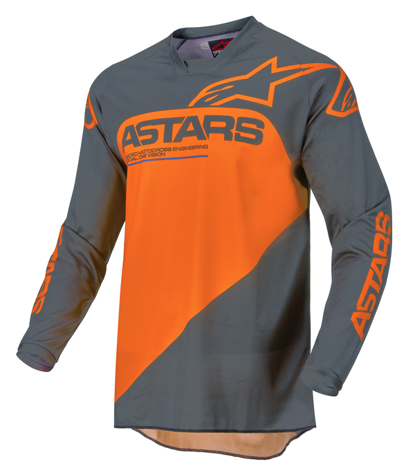 Мотокрос блуза ALPINESTARS RACER SUPERMATIC S21 ANTHRACITE/ORANGE