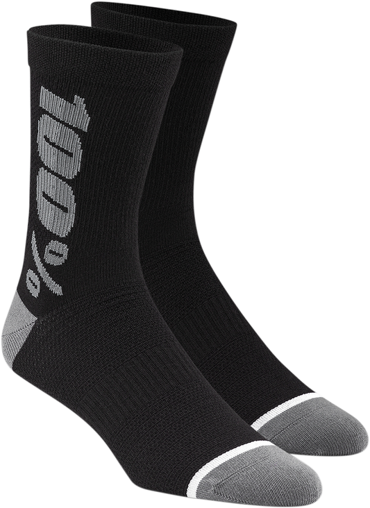 Вело / MTB чорапи 100% MERINO BLACK