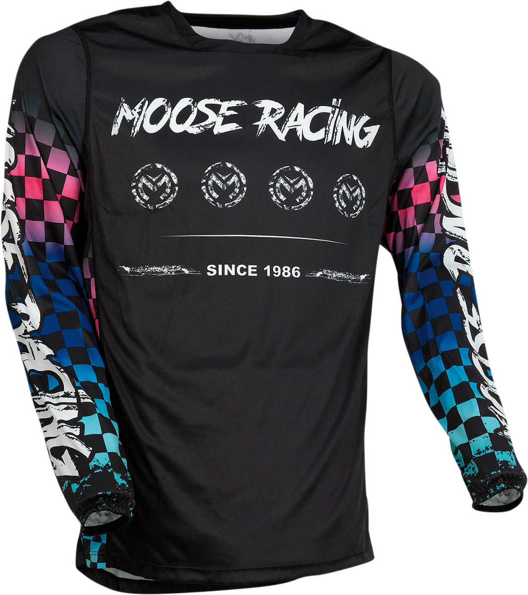 Мотокрос блуза MOOSE RACING M1 BLACK/PINK