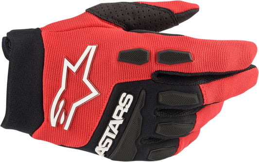 Детски мотокрос ръкавици ALPINESTARS Full Bore RED/BLACK